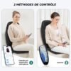 Masseur de dos à vibrations avec chaleur
