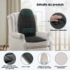 Masseur de dos à vibrations avec chaleur
