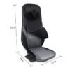 Masseur dorsal avec coussin de massage chauffant