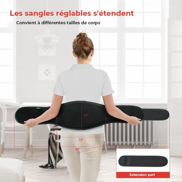 Ceinture de massage pour les maux de dos