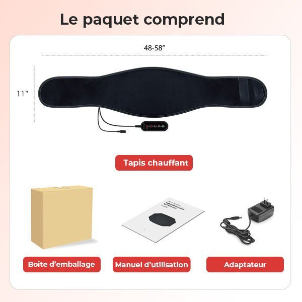 Ceinture de massage pour les maux de dos