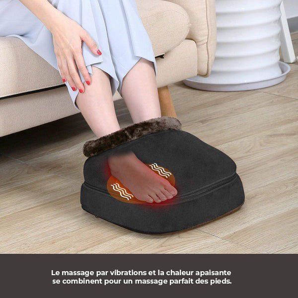 Chauffe-pieds 3 en 1 et masseur de dos