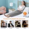 Chauffe-pieds et coussin chauffant 2 en 1