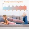 Chauffe-pieds et coussin chauffant 2 en 1