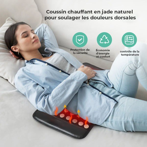 Coussin chauffant pour douleurs du dos