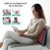 Coussin chauffant pour douleurs du dos