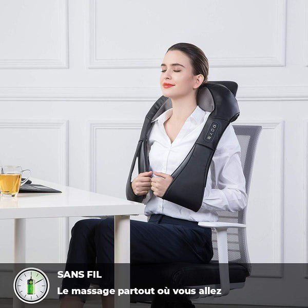 Masseur de cou et de dos sans fil