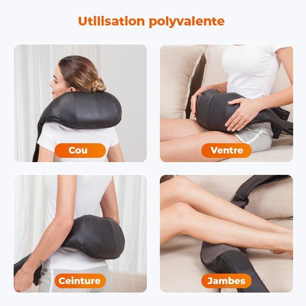 Masseur de cou et de dos sans fil