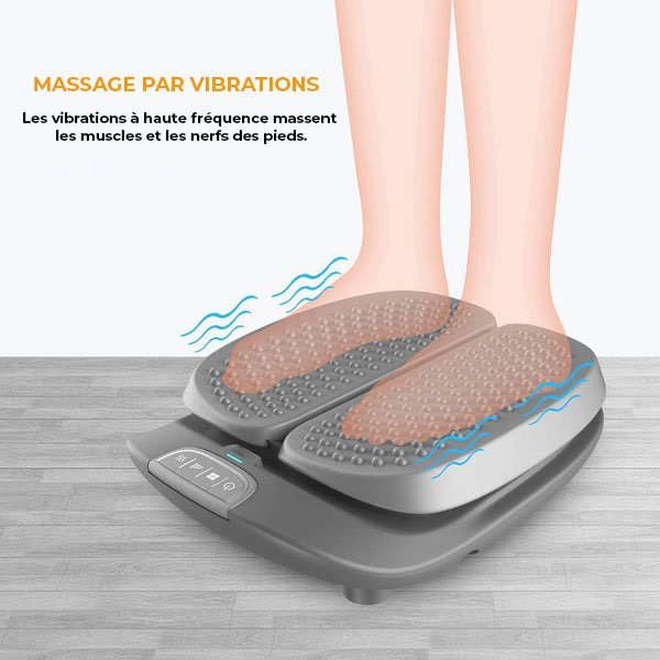Masseur de pieds à vibrations avec chaleur