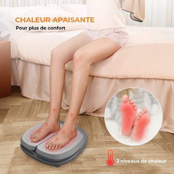 Masseur de pieds à vibrations avec chaleur