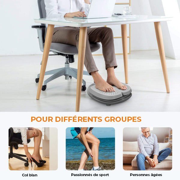 Masseur de pieds à vibrations avec chaleur