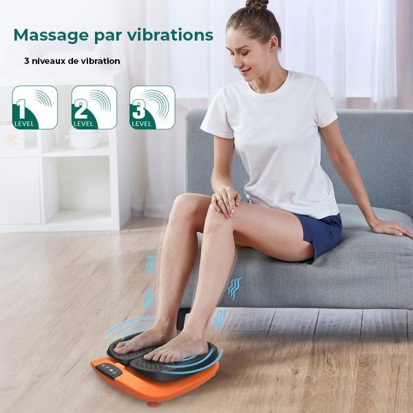 Masseur de pieds électrique à vibrations