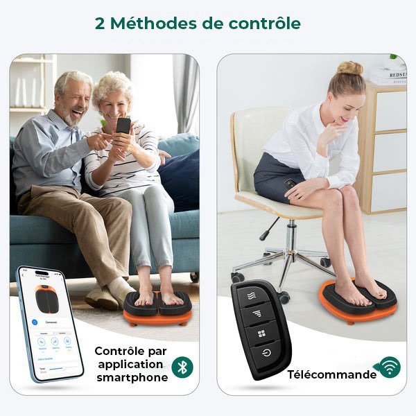 Masseur de pieds électrique à vibrations