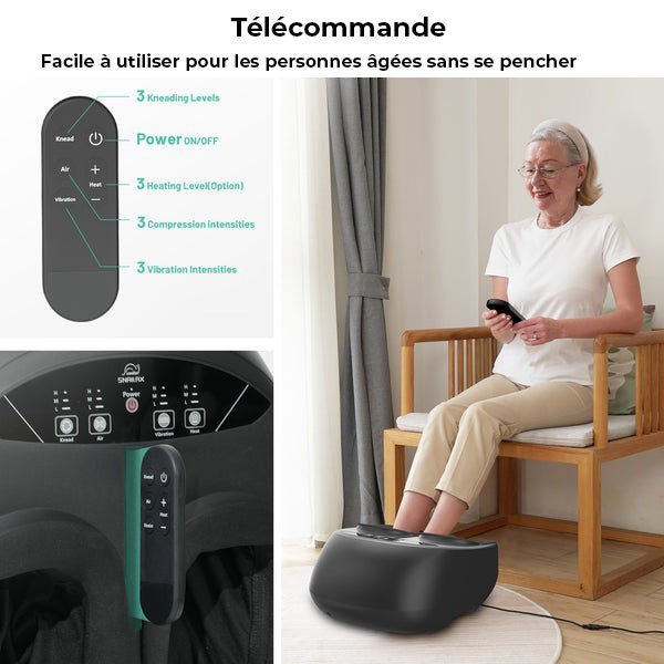 Masseur électrique pour les pieds