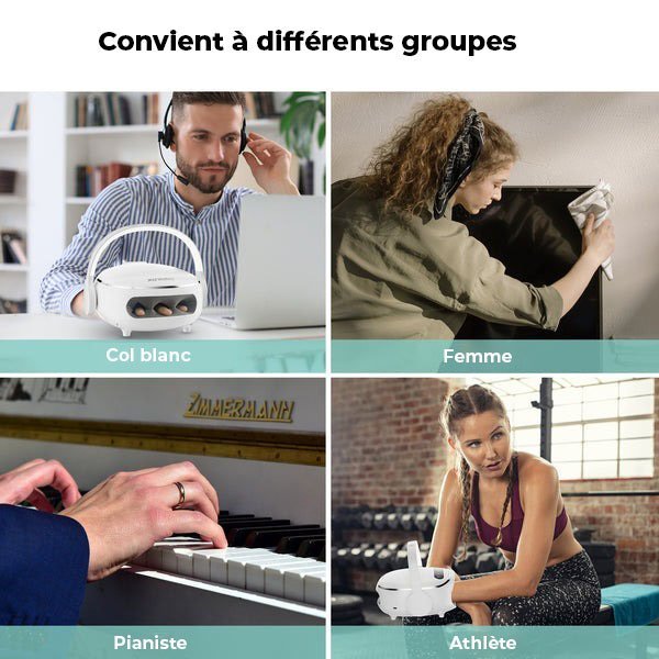 Masseur pour les mains amélioré