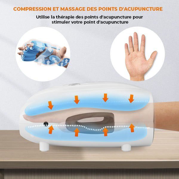 Masseur pour les mains avec chaleur