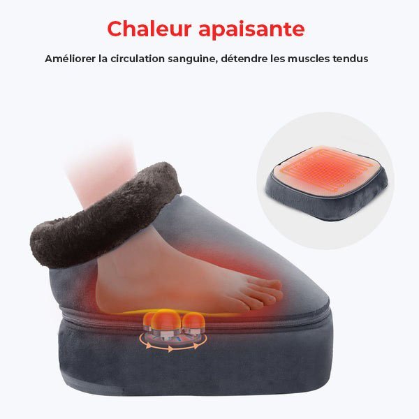 Masseur Shiatsu 2 en 1 pour les pieds & dos