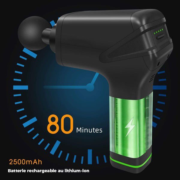Pistolet de massage sans fil