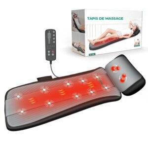 Tapis de massage chauffant corps complet