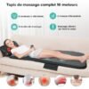Tapis de massage chauffant corps complet