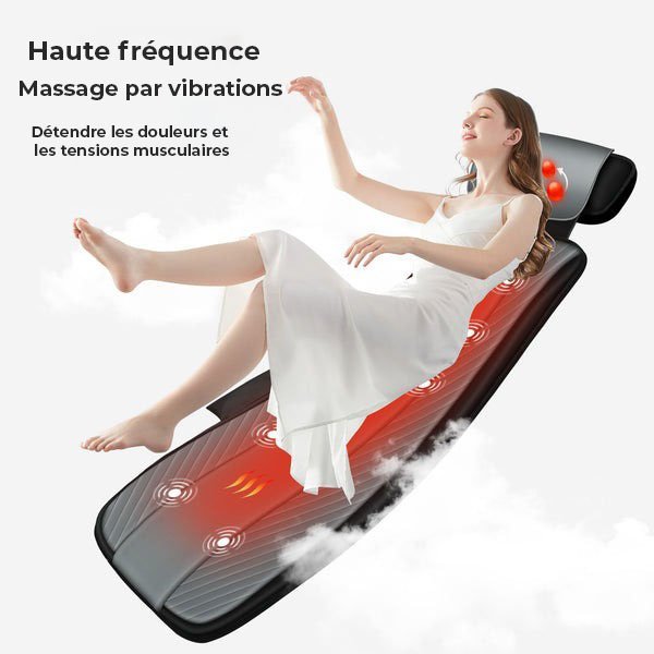 Tapis de massage chauffant corps complet